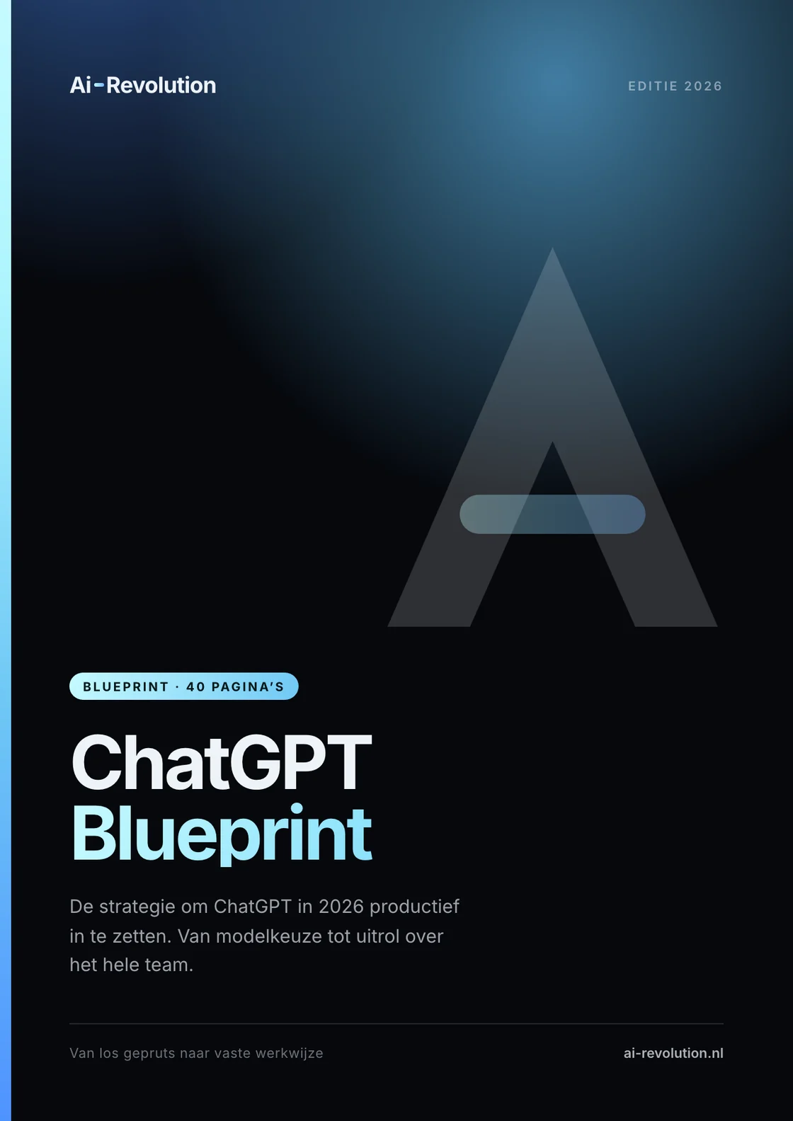 Cover van de ChatGPT Blueprint 2026 van Ai-Revolution.