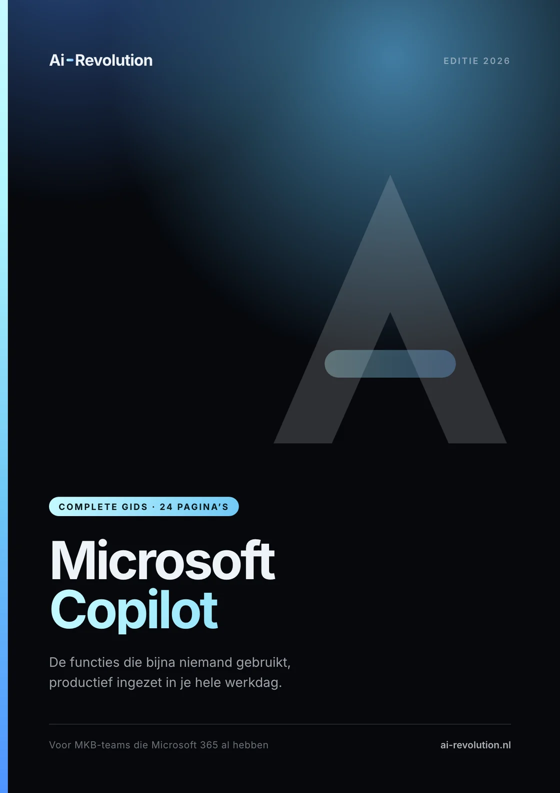 Cover van de Microsoft Copilot-gids van Ai-Revolution.
